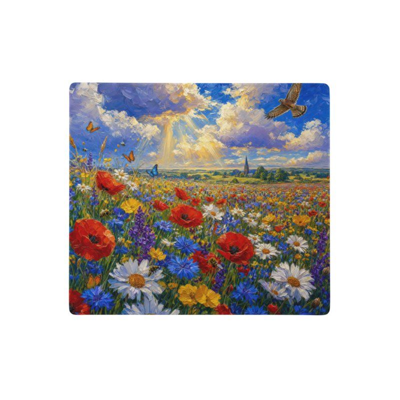 Gaming Mousepad - Blumenwiese (Impressionismus)
