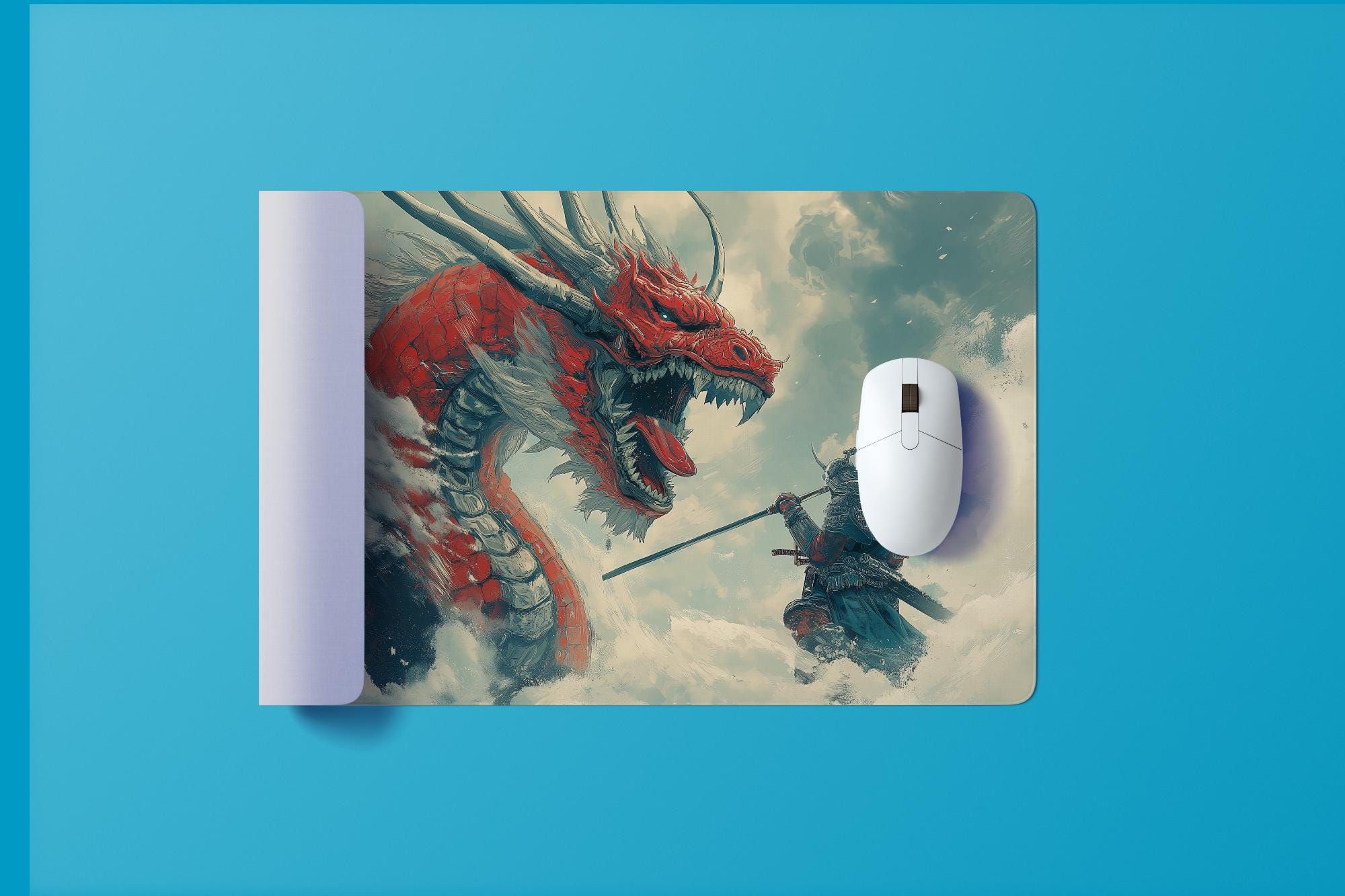 Drachen Ritter Mauspad