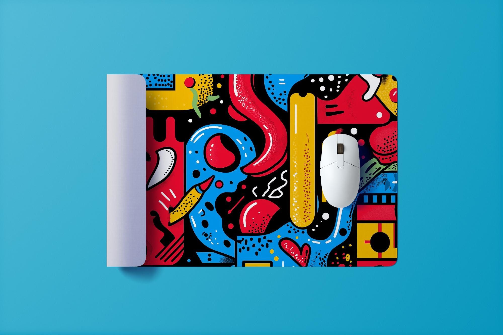 Haring Mauspad - Abstrakte Formen
