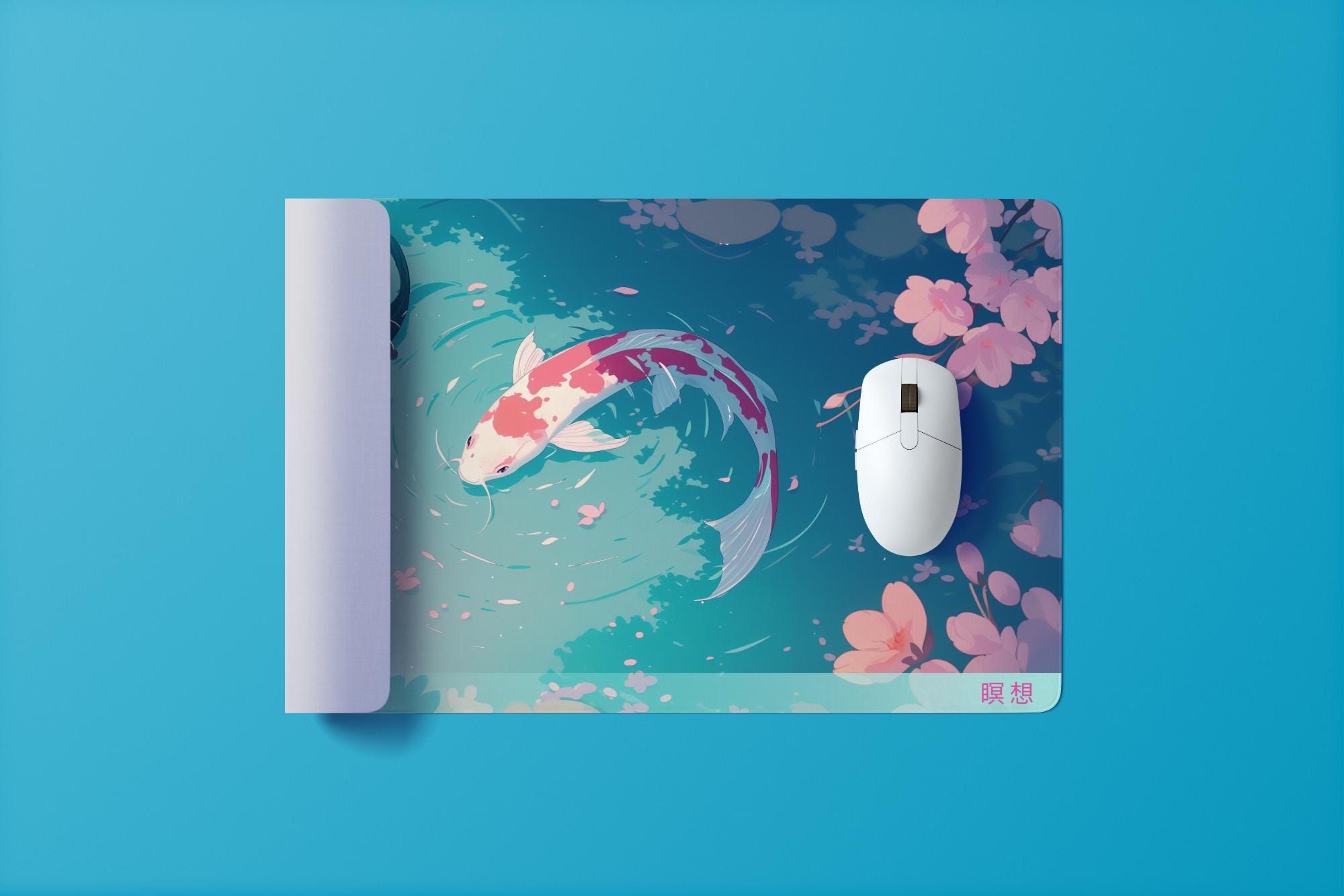 Japan Koi Mauspad - Retro Stil
