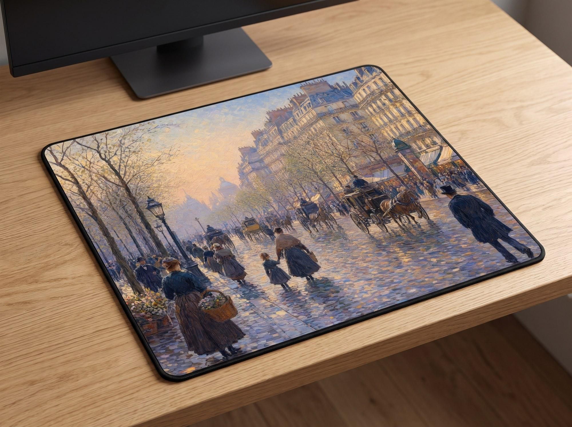 Schreibtischunterlage Mauspad - Pissarro Paris (Impressionismus)