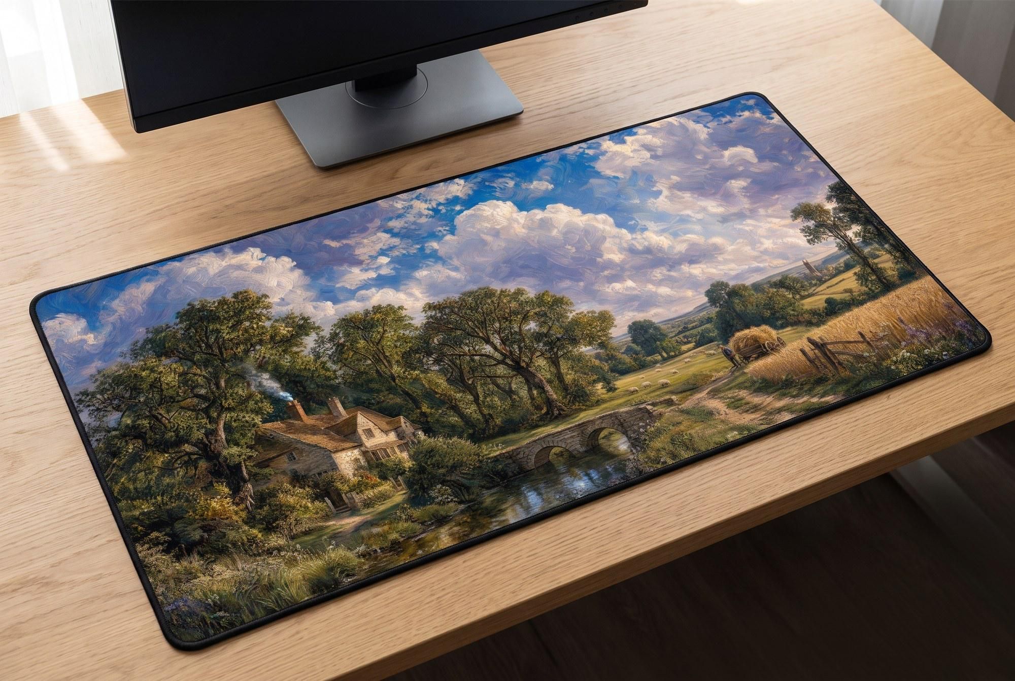 Schreibtischunterlage Mauspad - Constable Landschaft (Romantik)