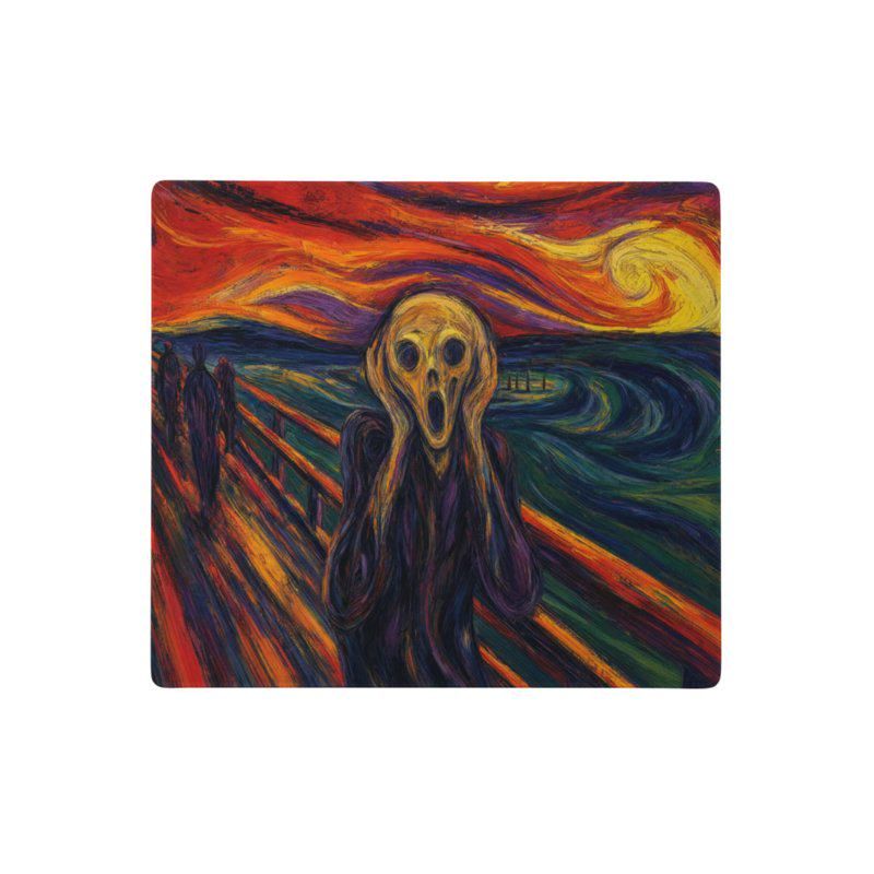 Schreibtischunterlage Mauspad - Munch Schrei (Expressionismus)