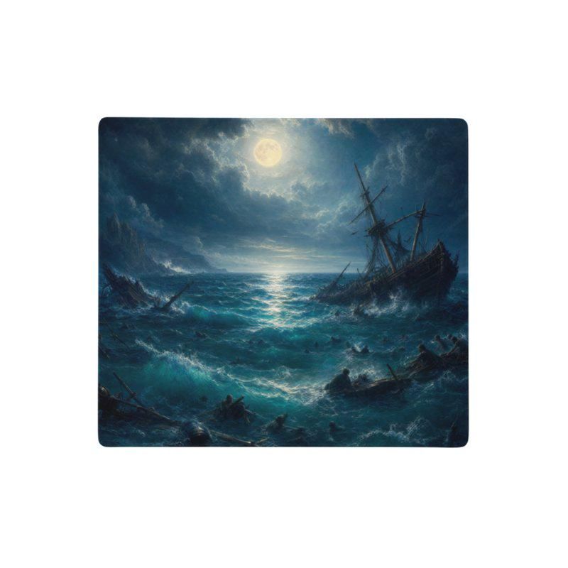 Schreibtischunterlage Mauspad - Aivazovsky Schiffbruch (Romantik)