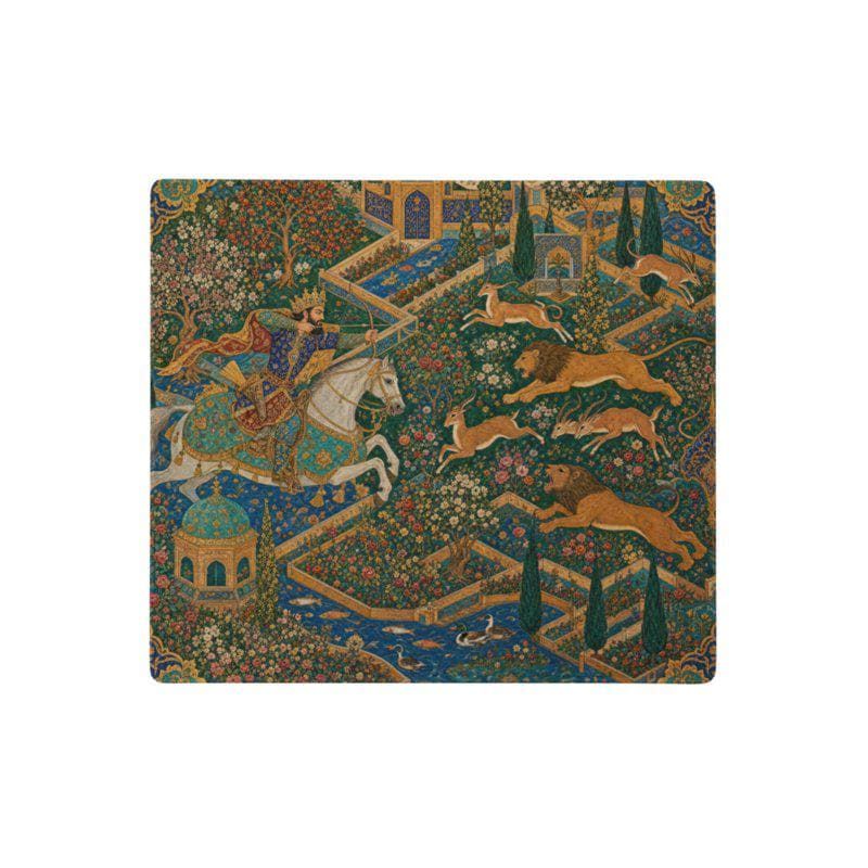 Schreibtischunterlage Mauspad - Persisch Jagd (Art Nouveau)