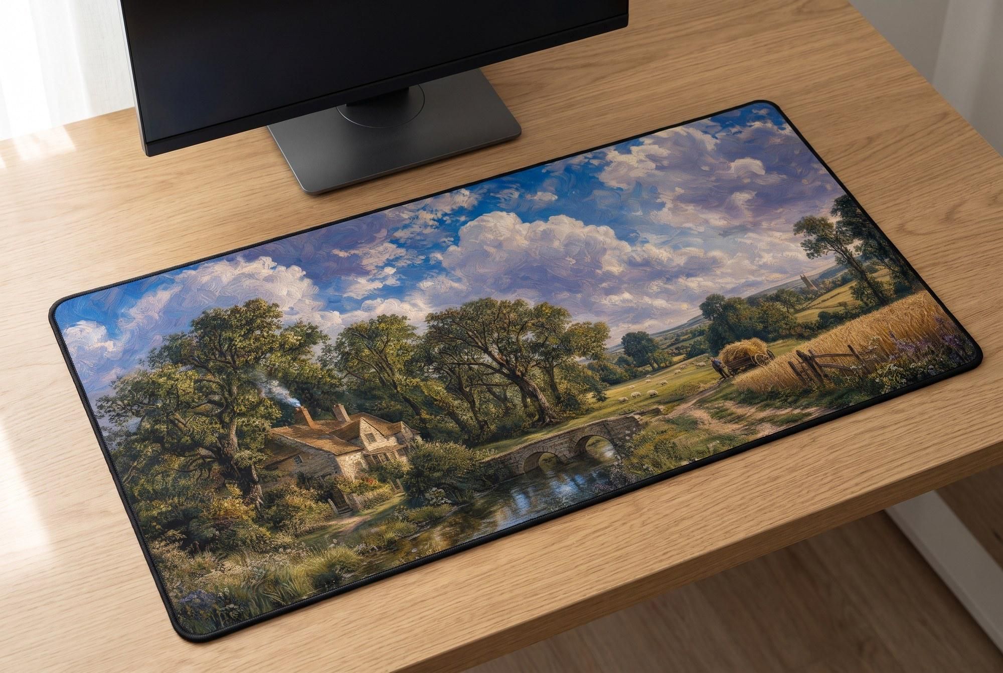 Schreibtischunterlage Mauspad - Constable Landschaft (Romantik)
