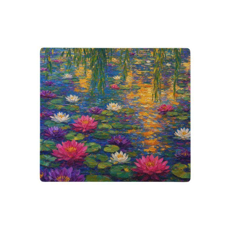 Schreibtischunterlage Mauspad - Monet Seerosenteich (Impressionismus)