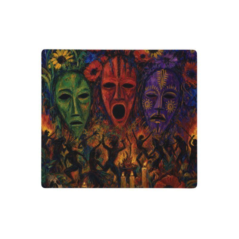 Schreibtischunterlage Mauspad - Nolde Masken (Expressionismus)