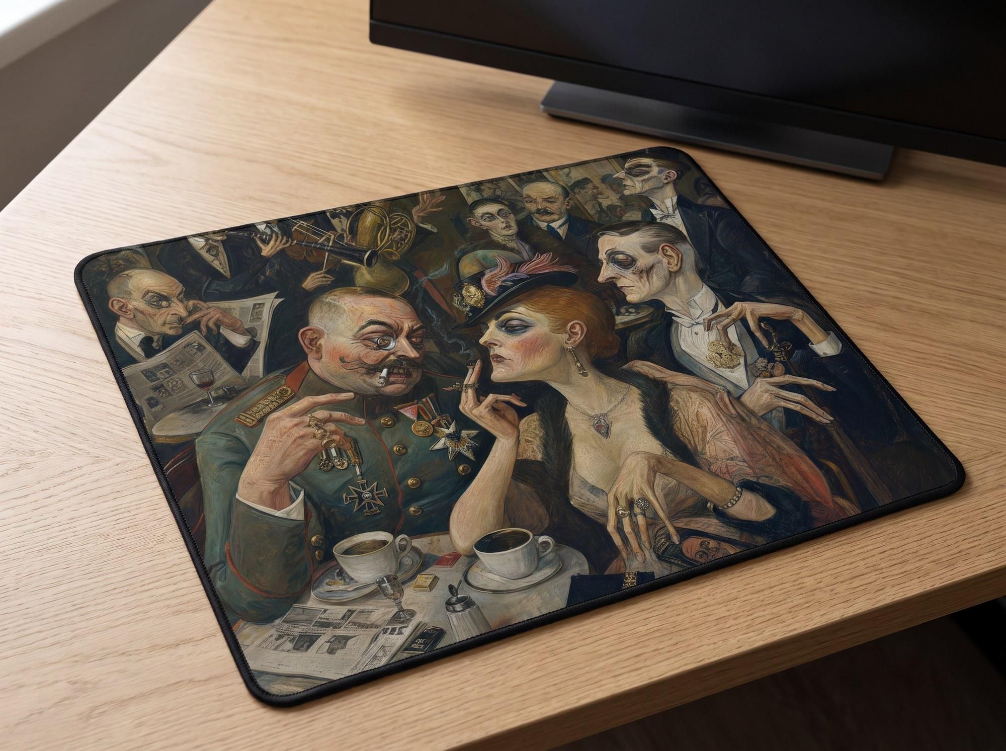 Schreibtischunterlage Mauspad - Dix Kabarett (Expressionismus)