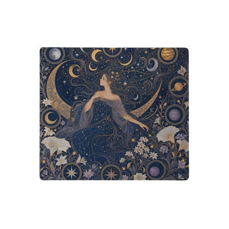 Gaming Mousepad - Mucha Mond (Art Nouveau)