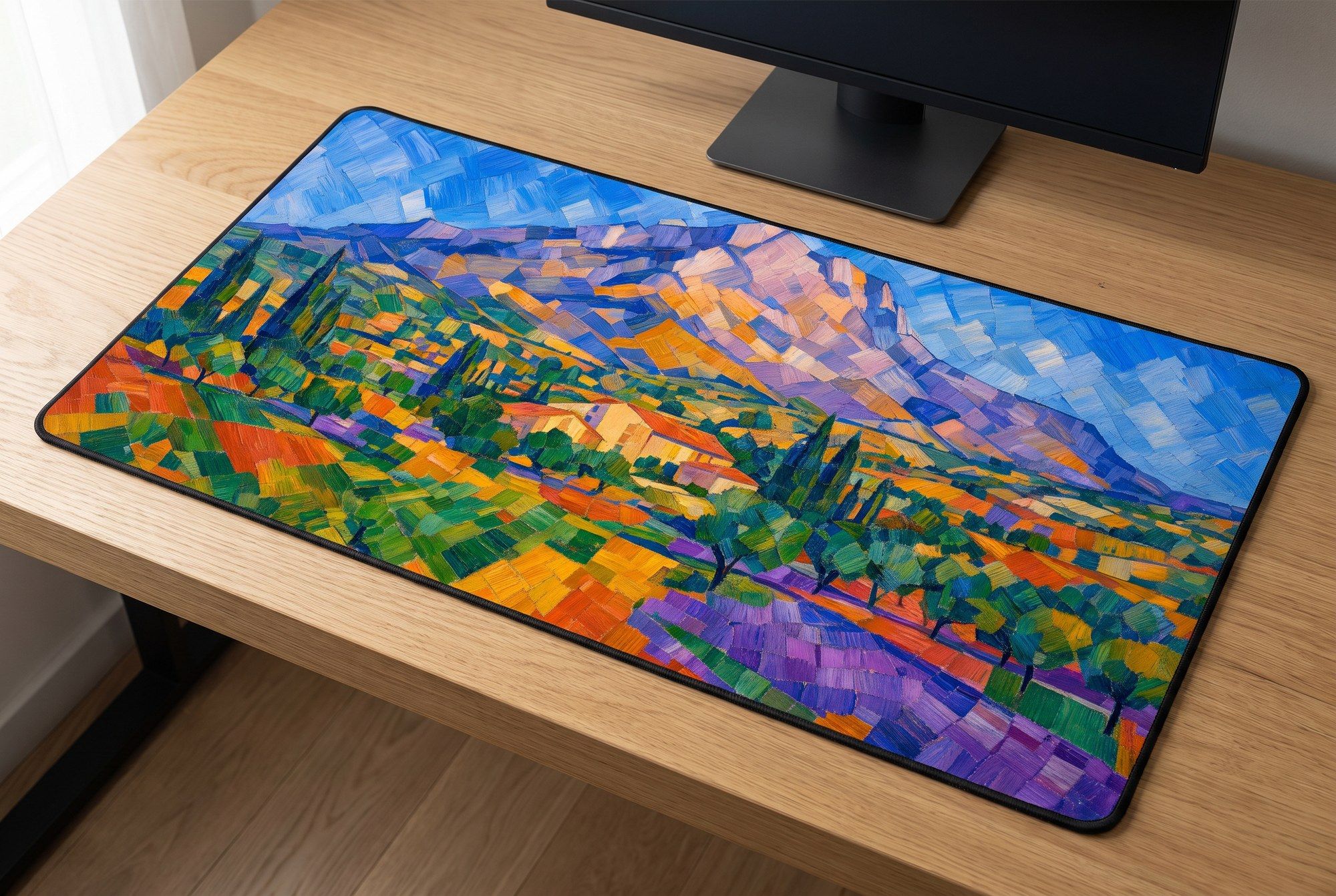 Schreibtischunterlage Mauspad - Cézanne Berg (Impressionismus)