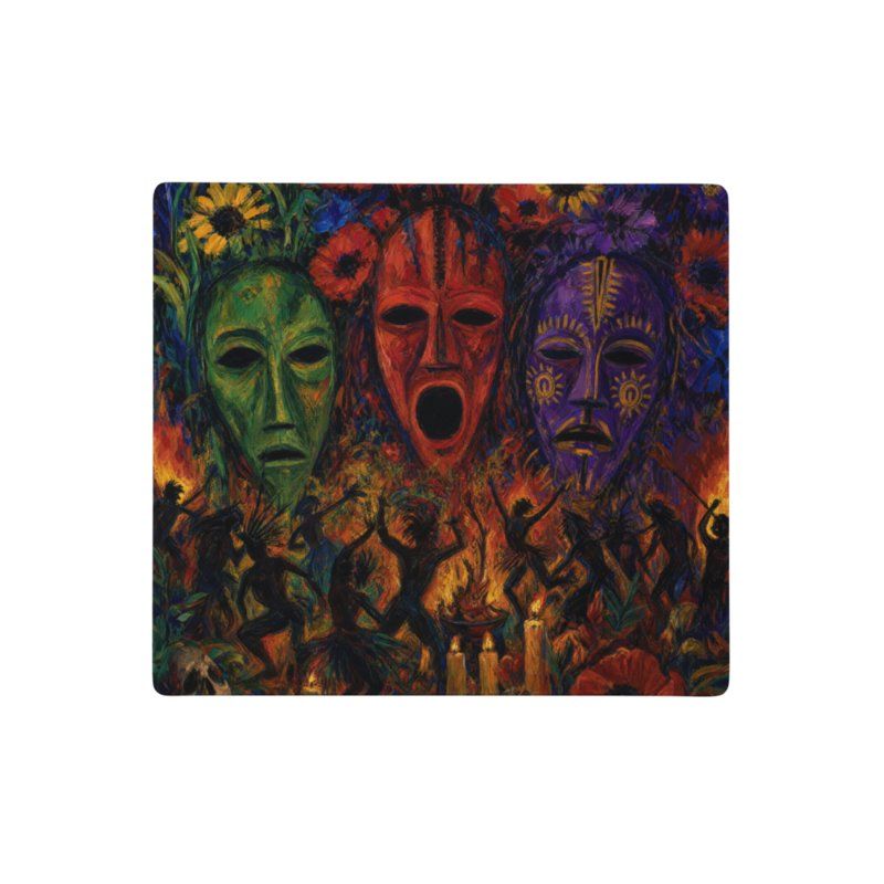 Gaming Mousepad - Nolde Masken (Expressionismus)