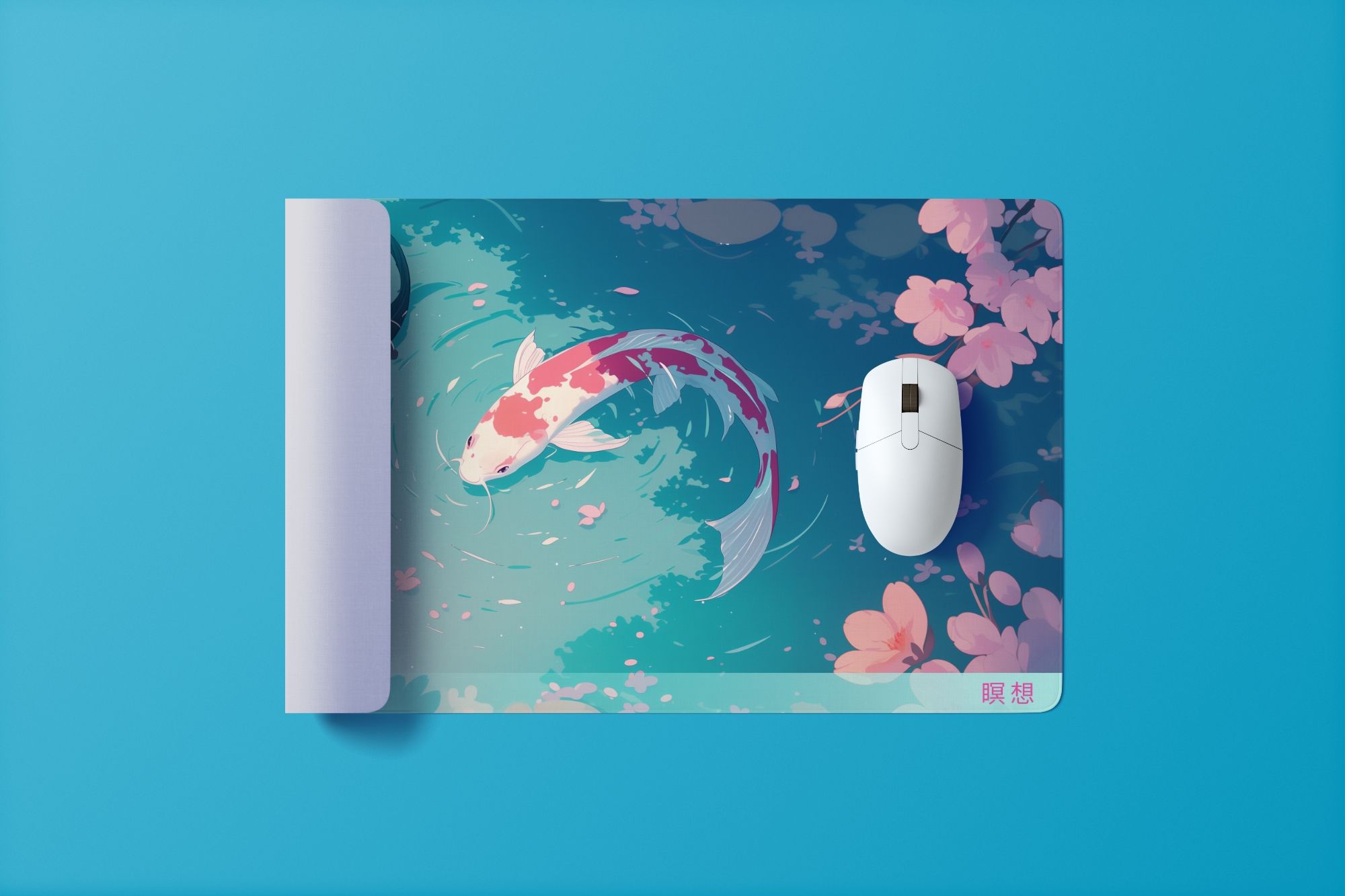 Japan Koi Mauspad - Retro Stil