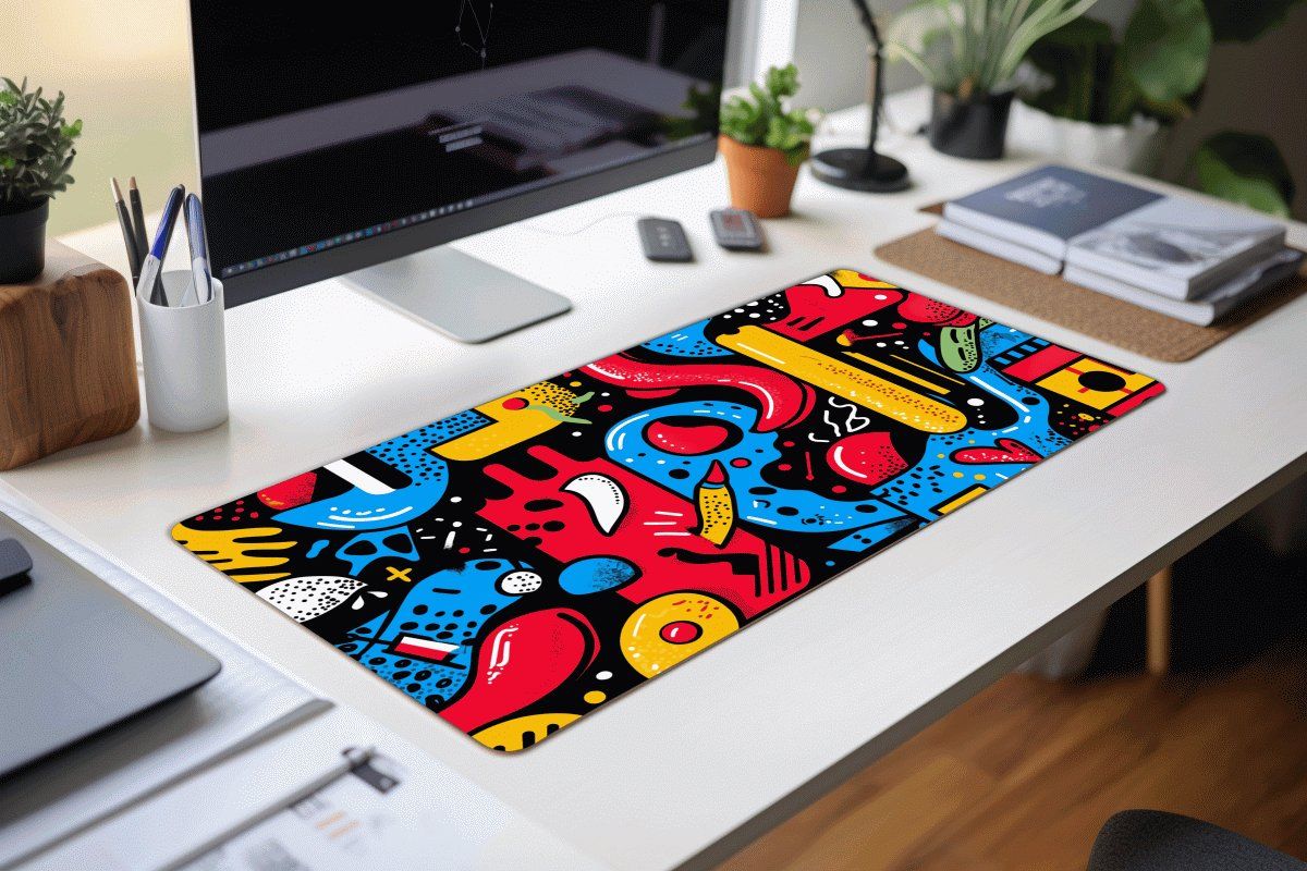 Haring Mauspad - Abstrakte Formen