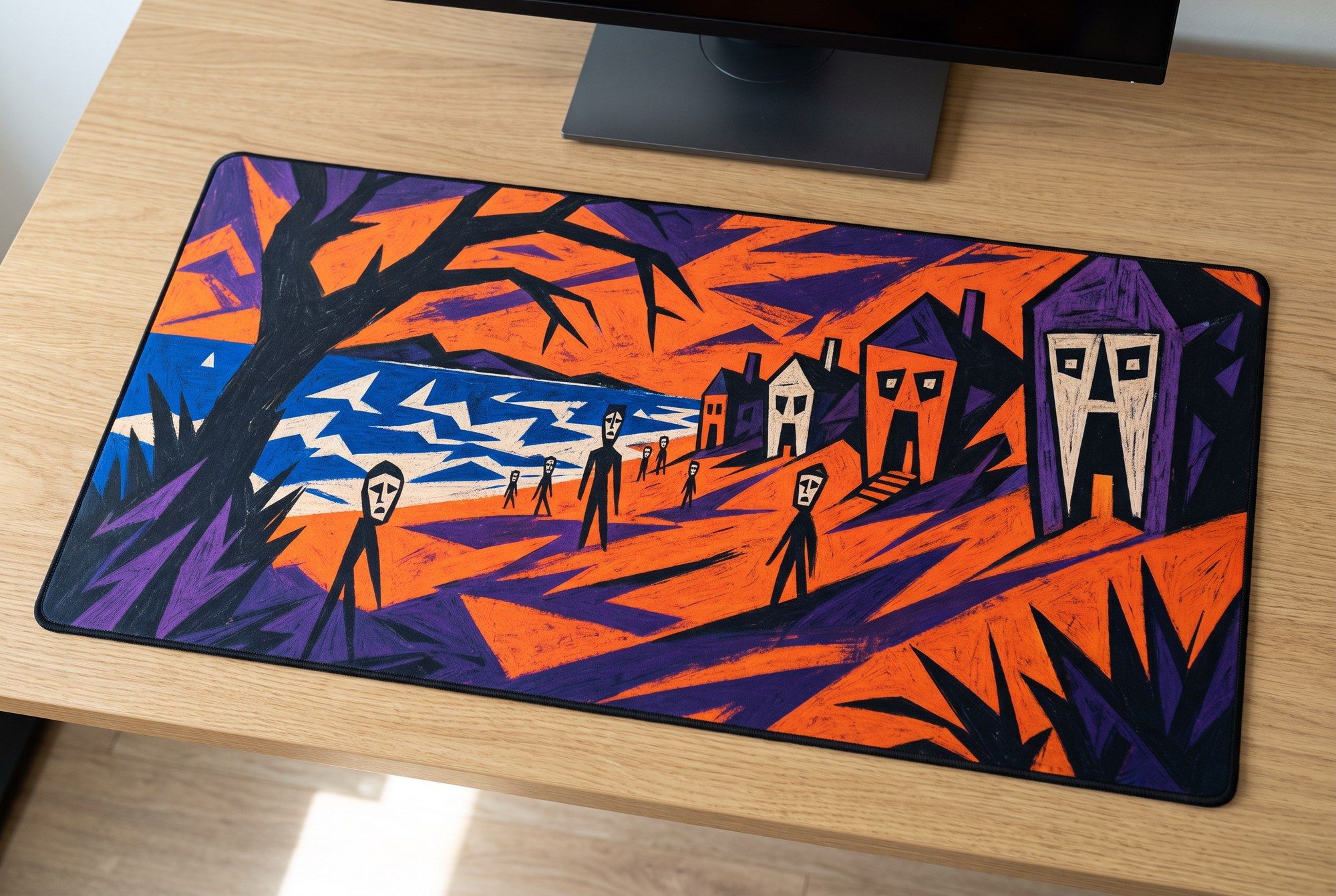 Schreibtischunterlage Mauspad - Heckel Dünen (Expressionismus)