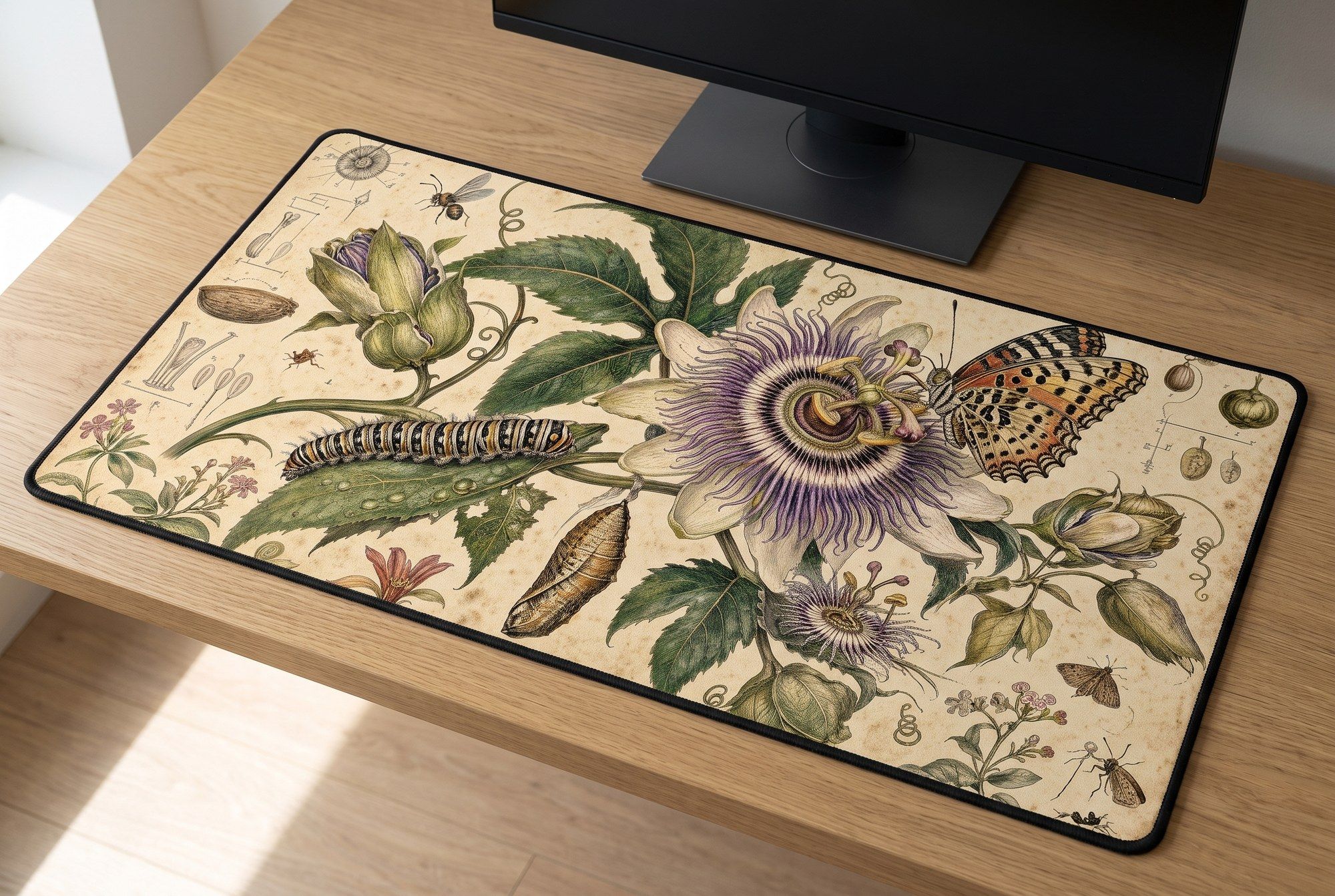 Schreibtischunterlage Mauspad - Merian (Botanik)