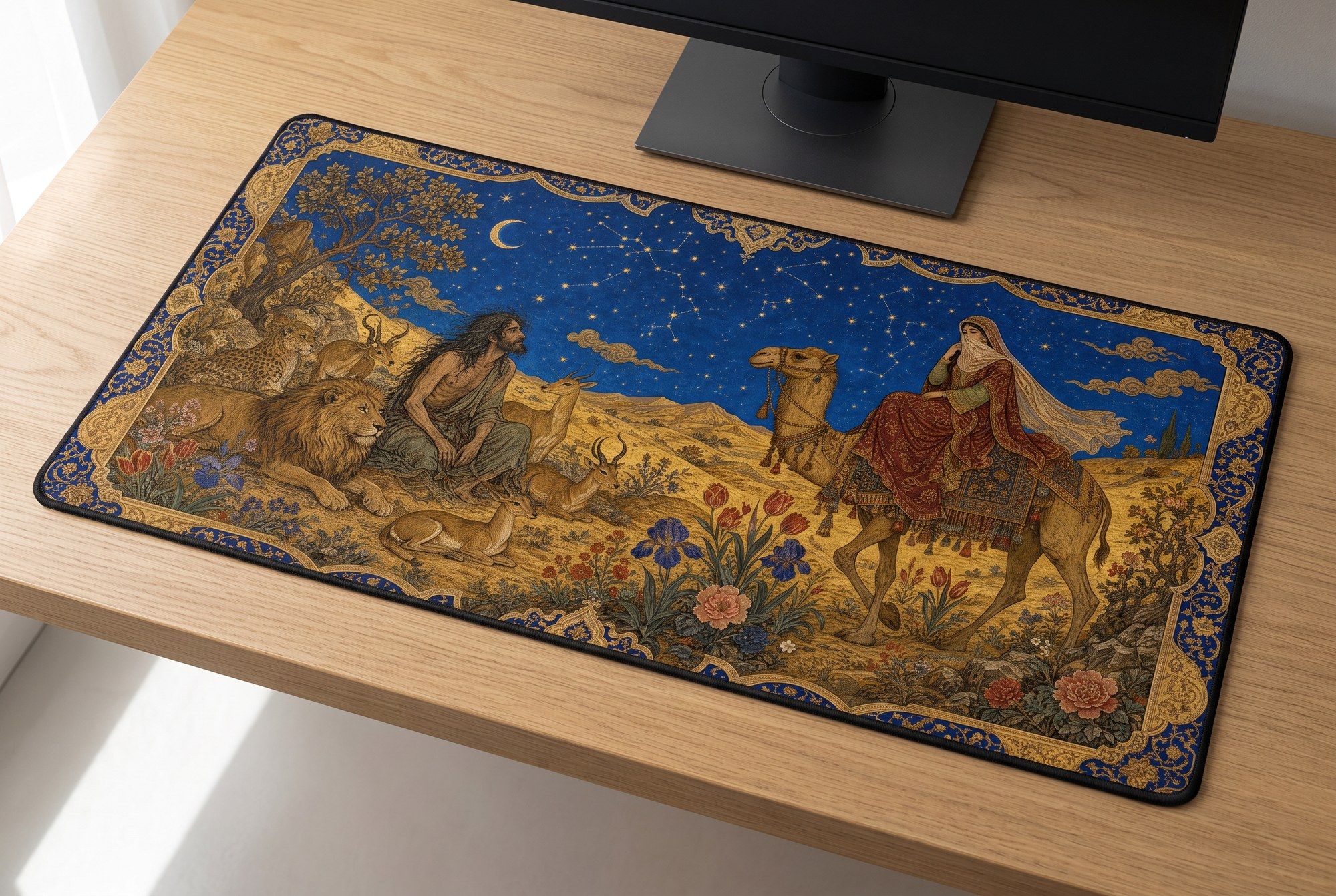 Schreibtischunterlage Mauspad - Persisch Leila (Art Nouveau)