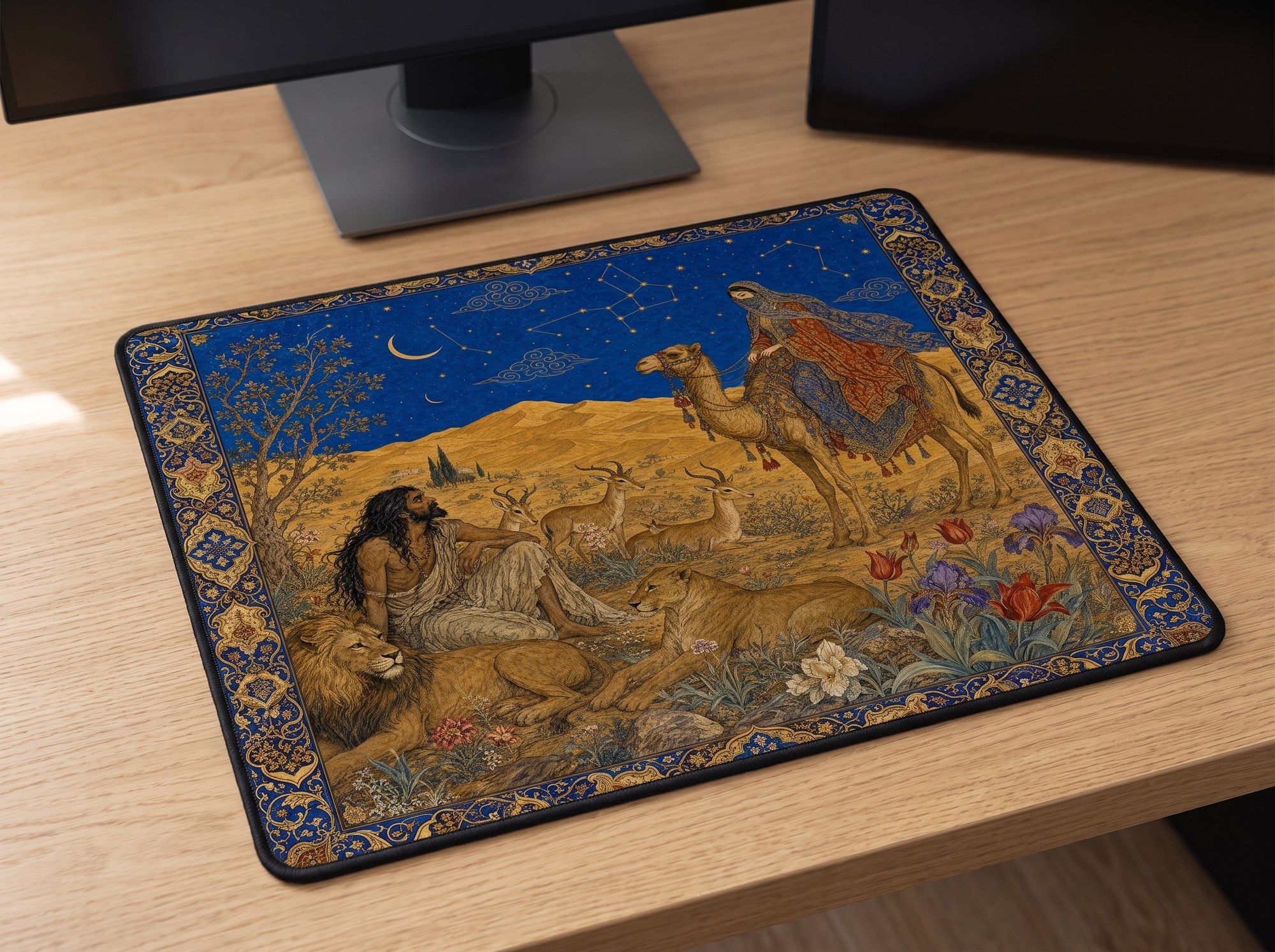 Schreibtischunterlage Mauspad - Persisch Leila (Art Nouveau)
