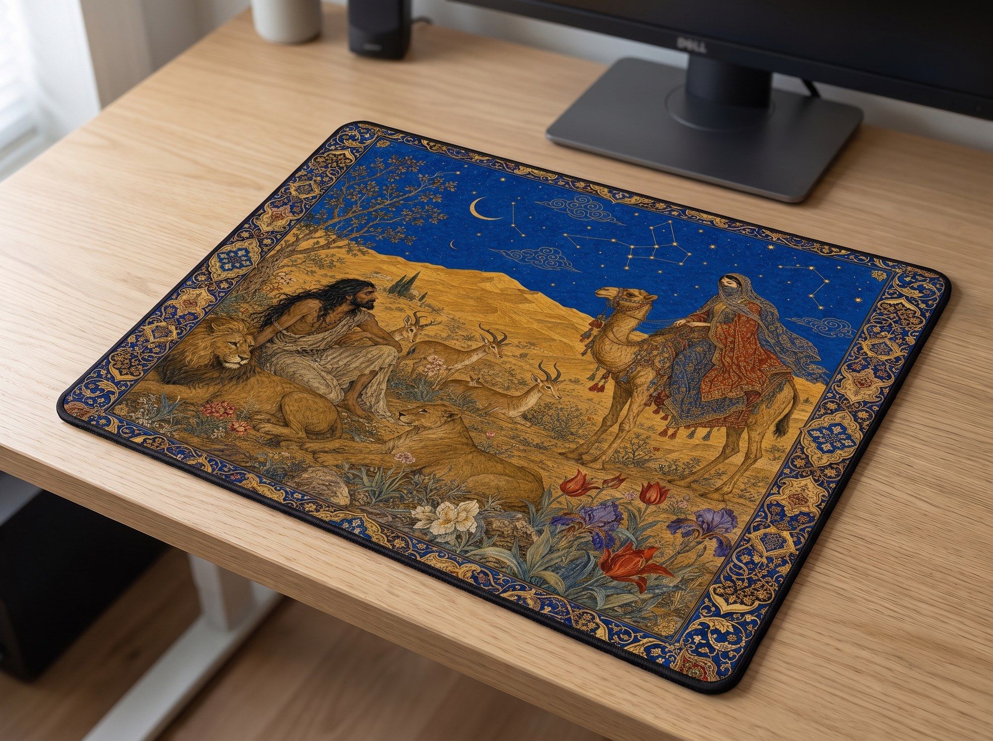 Schreibtischunterlage Mauspad - Persisch Leila (Art Nouveau)