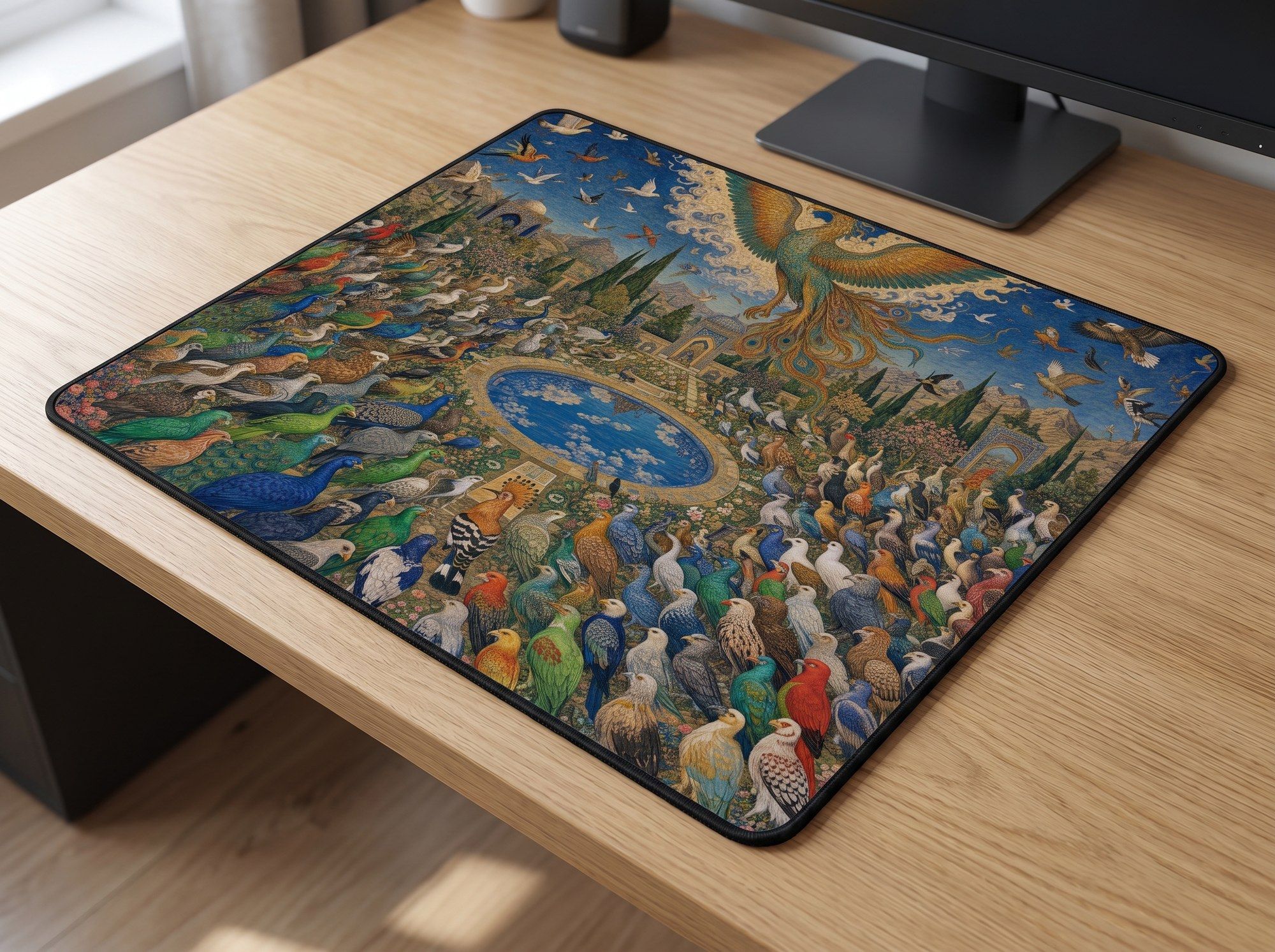 Schreibtischunterlage Mauspad - Persisch Picknick (Art Nouveau)