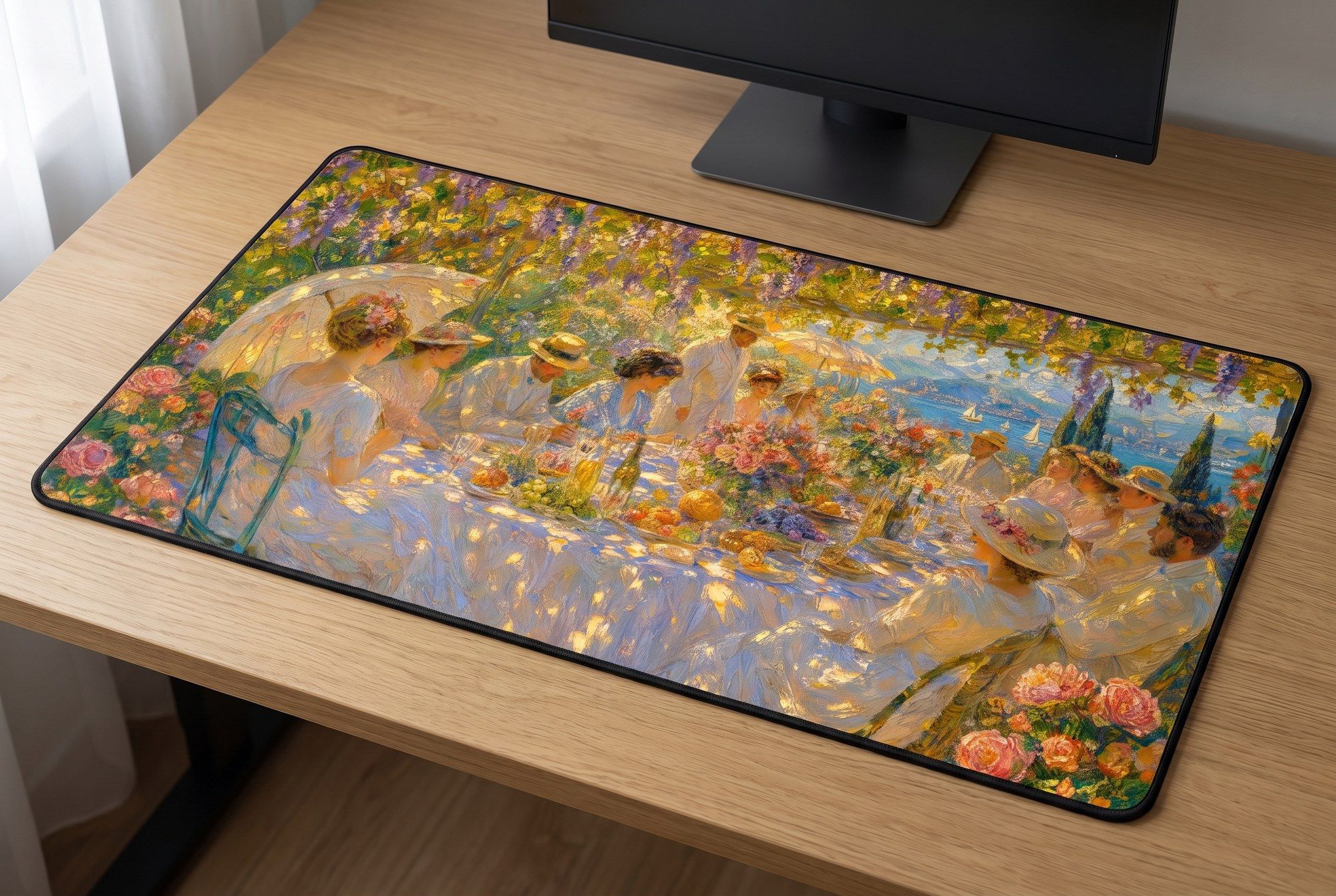 Schreibtischunterlage Mauspad - Renoir Lunch (Impressionismus)