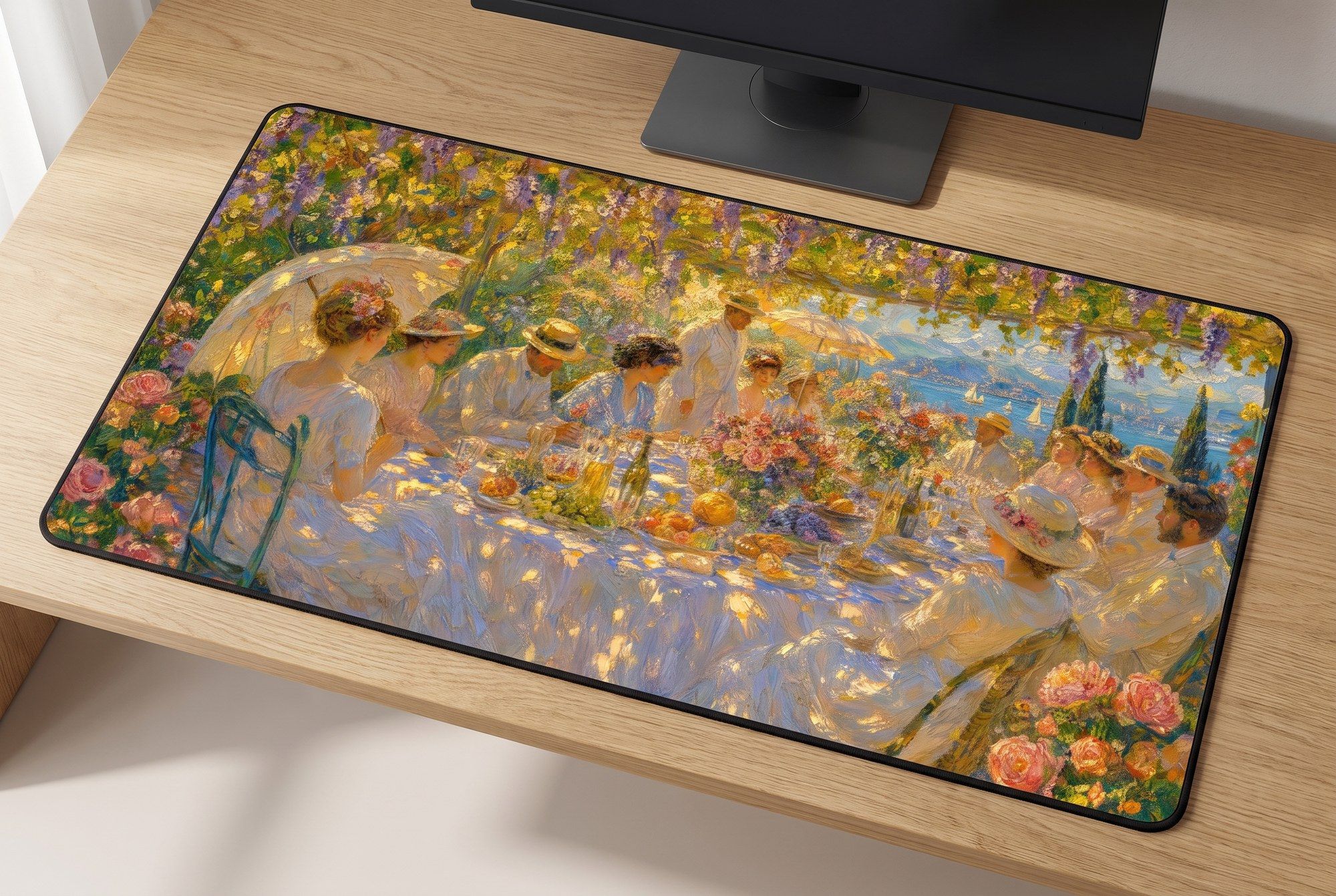 Schreibtischunterlage Mauspad - Renoir Lunch (Impressionismus)
